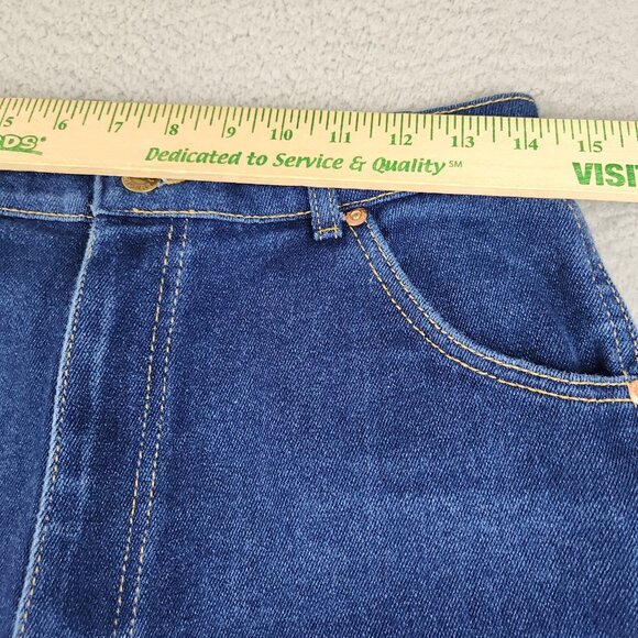 Vintage LEE Riders Jeans Women's 16P Blue Curvy Hight Waist Heavy USA Made - Picture 5 of 12